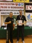 na zdjęciu od lewej trener Piotr Kohnke, Klaudiusz Ludwiczak.